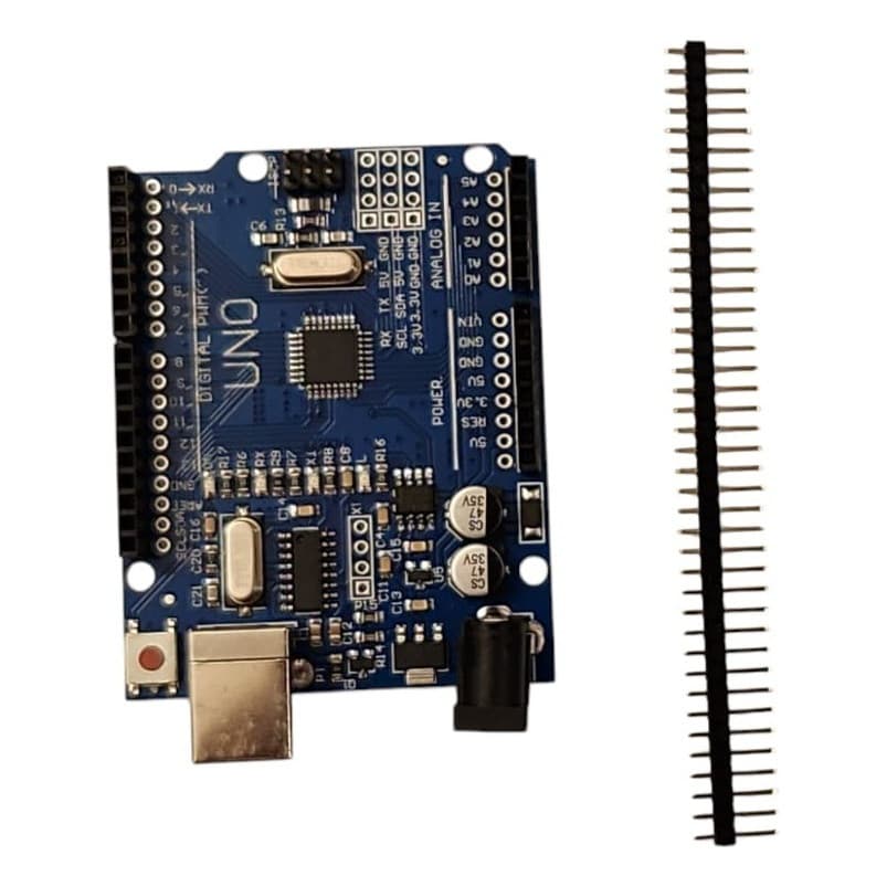 Arduino Uno R3 Ch340g Atmega328p Com Barra De Pinos Sem Cabo - 1