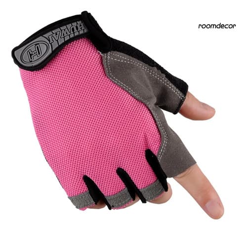 Unissex Luva Para Bicicleta Ciclismo Com Gel Super Confortáv N3 Rosa - 1