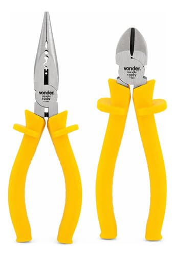 Kit Alicate Eletricista 1000v + Corte Diagonal Profissional - 1