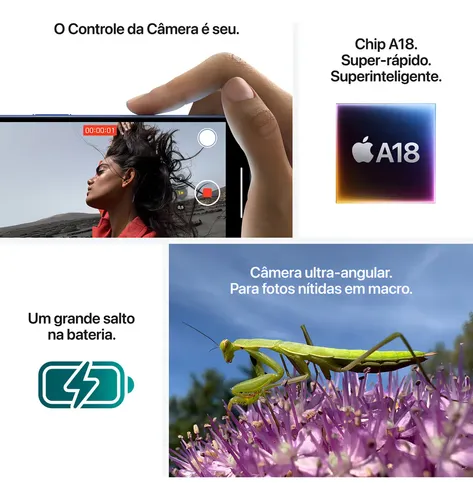 Apple iPhone 16 Plus (256 Gb) - Verde-acinzentado (novo Com Caixa Aberta) - 9