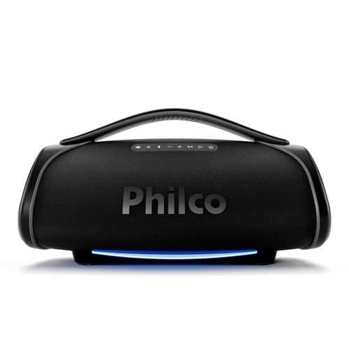 Caixa De Som Boombox Philco Extreme Bluetooth V.5.4 300w Pbx01 (novo Com Caixa Aberta) Preto 127/220v - 1
