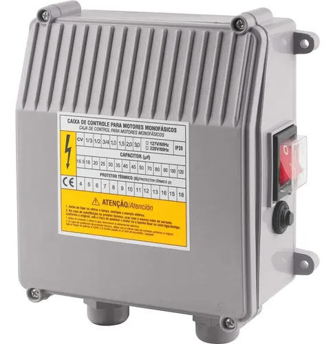 Bomba Submersa Tipo Caneta 0,33 Hp 220 V Vonder Para Poço Cinza Com Detalhes Amarelo 220v - 3