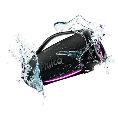 Caixa De Som Boombox Philco Extreme Bluetooth V.5.4 300w Pbx01 (novo Com Caixa Aberta) Preto 127/220v - 10