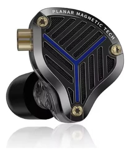 Fone De Ouvido Inear Kz Prx Hifi Planar Driver Sem Microfone Preto - 3