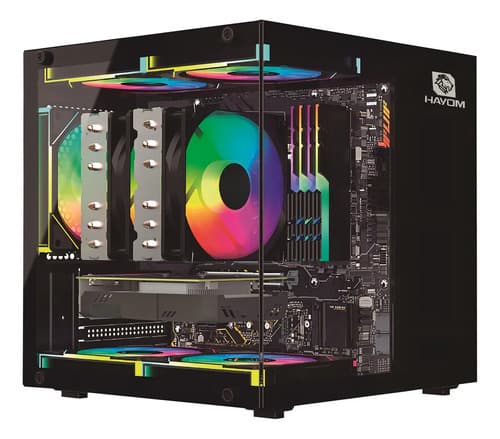 Gabinete Para Computador De Mesa Hayom Gb1787 Gb1787 Preto - 2