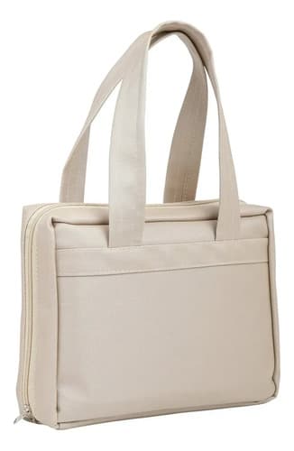 Pasta Mostruário Pano No Formato Bolsa Para Jóias Bege - 1