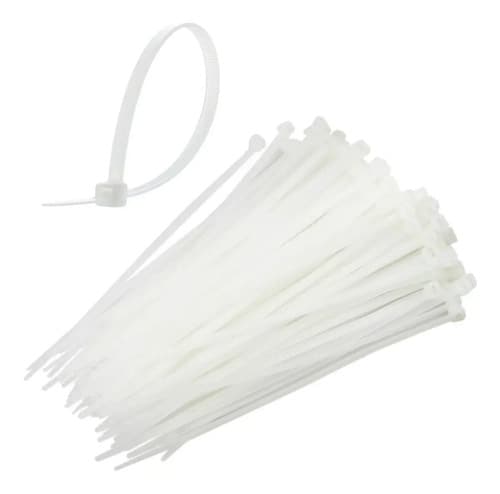 Abraçadeira Branca 1000 Unidades Insulok Poliamida 20cm Branco - 1