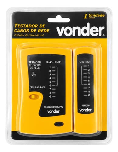 Testador De Cabo Rj45 Rj11 Rj12 Continuidade Par Trançado - 8