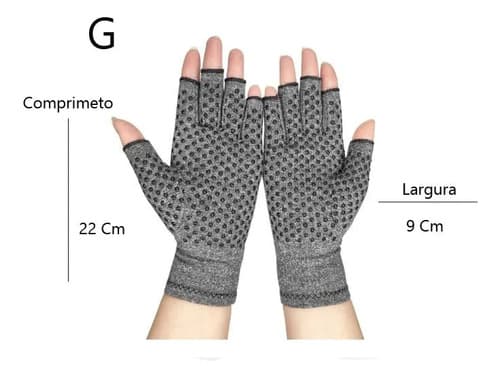 Luvas De Compressão Para Artrite Reumatoide Tamanho.  G - 1