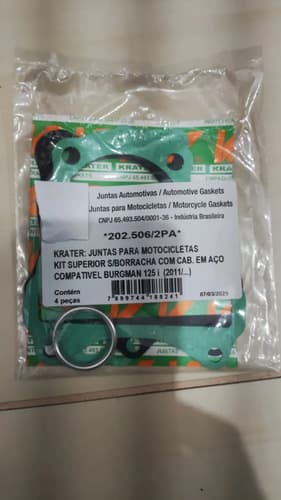 Kit A Junta Superior Suzuki Burgman 125 2011 2012 2013 2014 - 1