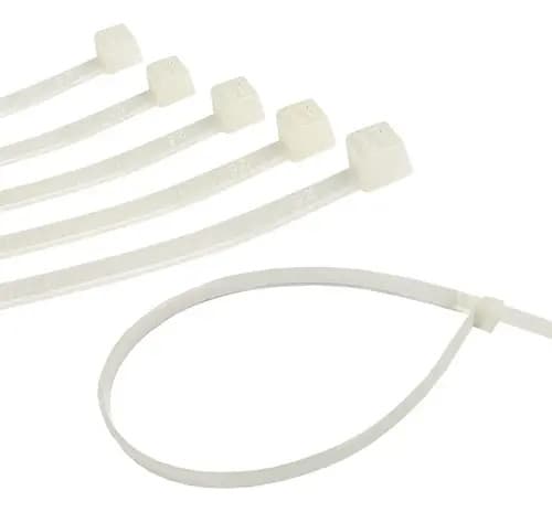 Abraçadeira De Nylon 4,8x300mm Com 100 Unidades Flex Lotus Cor Branco - 2