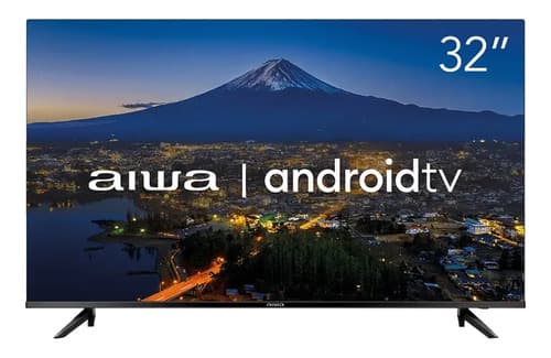 Smart Tv Aiwa 32 Android Hd Borda Ultrafina Hdr10 Dolby Áudio Aws-tv-32-bl-02-a (novo Com Caixa Aberta) - 1