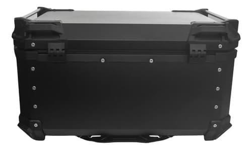 Bau Moto Bauleto Universal 65l Traseiro Para 2 Capacetes Preto - 2