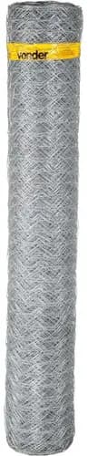 Tela Hexagonal Mangueirão Vonder 3 Bwg 18 1,5x50m Cinza - 4