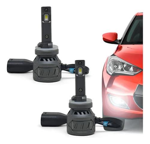 Par Lâmpadas H27 Farol Milha Sonic 2013 Ultra Led Canceller H27 Cinza Branco-frio - 1