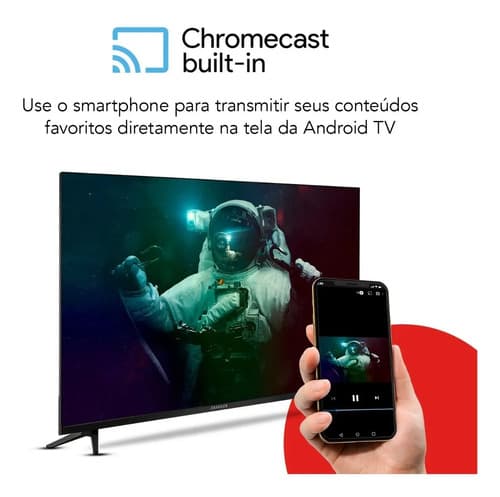 Smart Tv Aiwa 32 Android Hd Borda Ultrafina Hdr10 Dolby Áudio Aws-tv-32-bl-02-a (novo Com Caixa Aberta) - 8