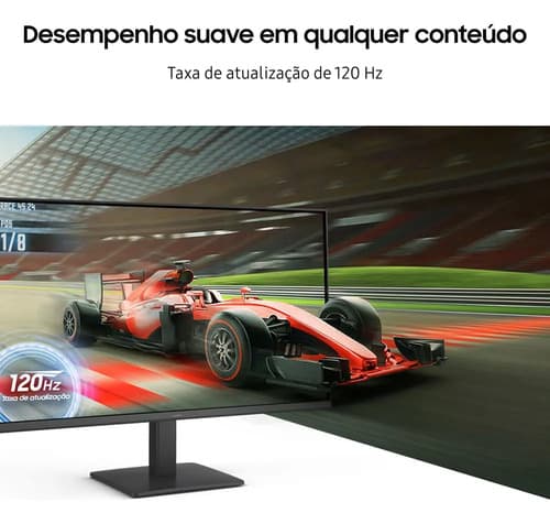 Monitor Gamer Samsung 24  Fhd,120 Hz, Hdmi, Preto, S3 (novo Com Caixa Aberta) - 8