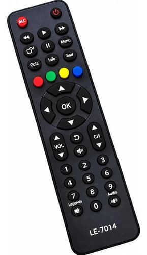 Controle Lelong Le-7014 Compatível Receptor Oi Tv Elsys - 1