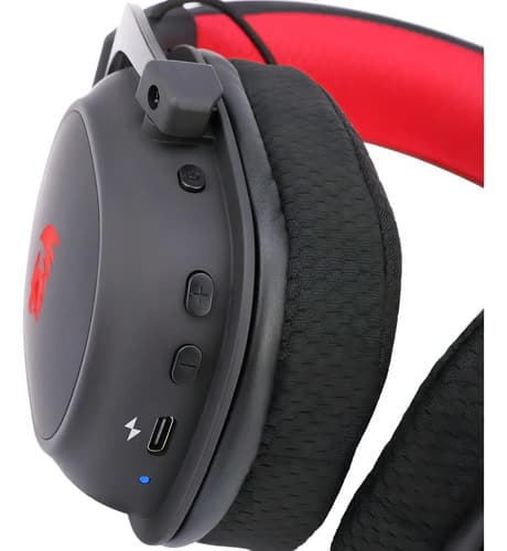 Headset Gamer Redragon H510-pro Zeus Rgb Wireless 7.1 53mm Preto (novo Com Caixa Aberta) - 7