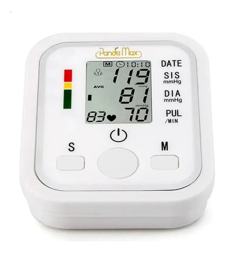 Tensiômetro Digital De Braço Vovô Saúde Braco Memória 99 Resultados Branco - 10