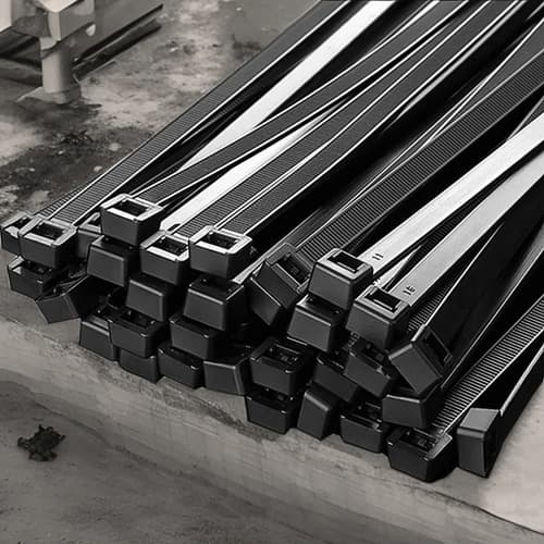 Cinta Plástica Fita Braçadeira Nylon Enforca Gato 40cm 100un Preto - 1