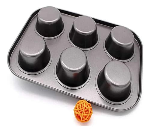 Forma Antiaderente 6 Cavidades + 6 Formas De Silicone - 3
