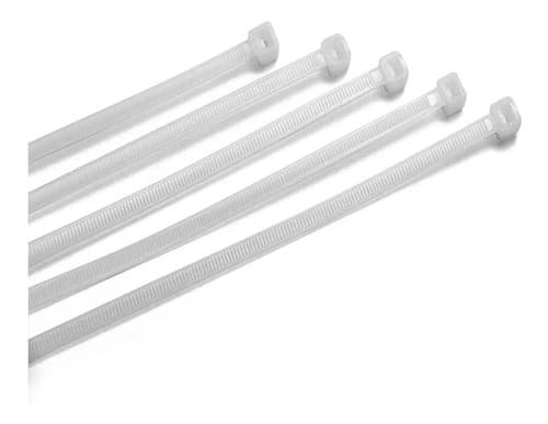 Abraçadeiras De Nylon Para Lacre Brancas 3,6mm X 400mm Branco - 3