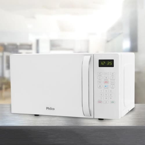 Micro-ondas Philco 20l Branco Pintura Limpa Fácil Pmo23b 220v - 3