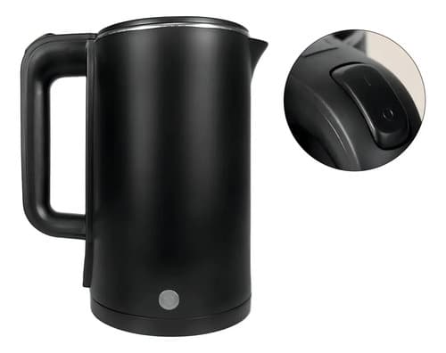 Chaleira Elétrica Aroma 1,8 Litros Dupla Camada Inox Agratto 1500w Preta 220 V Preto 220v - 9