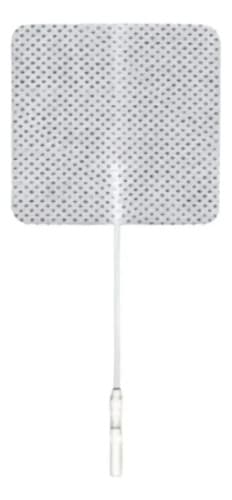 Eletrodo Adesivo Fisioterapia Eletroterapia 5x5 Cm - 4un Cor Branco - 3