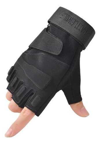 Luva De Esportes Fitness Ao Ar Livre Antiderrapantes G Cor Preto - 1
