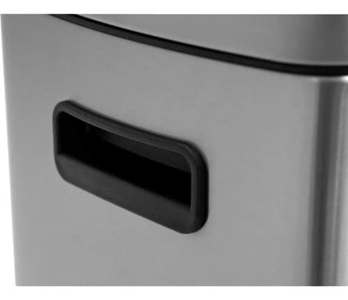 Lixeira Retangular Inox 50 Litros Com Pedal Vonder Cinza Cinza (inox) - 6