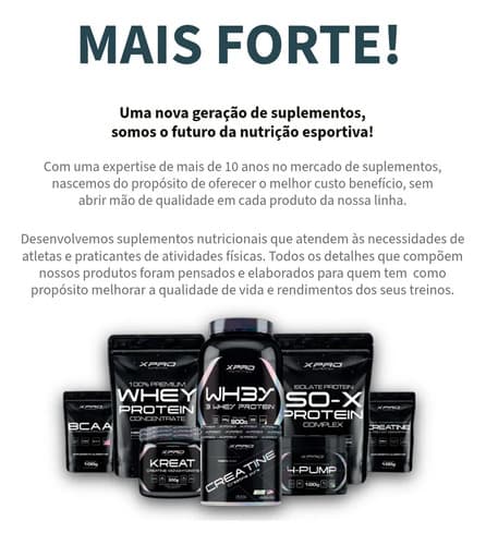 Whey Protein Isolado Iso-x 900g Xpro Nutrition Chocolate - 4