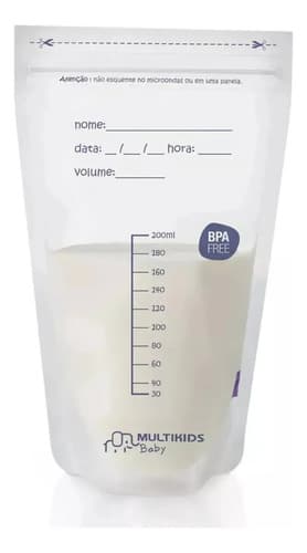 Saco P/ Armazenar Leite Materno Keep N Feed 25un Multikids - 2