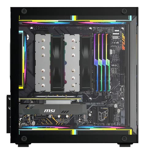 Gabinete Para Computador De Mesa Hayom Gb1787 Gb1787 Preto - 3