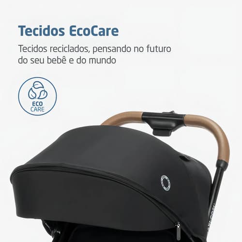 Carrinho De Bebê Eva 3 Maxi Cosi Cor Essential Black Preto - 5