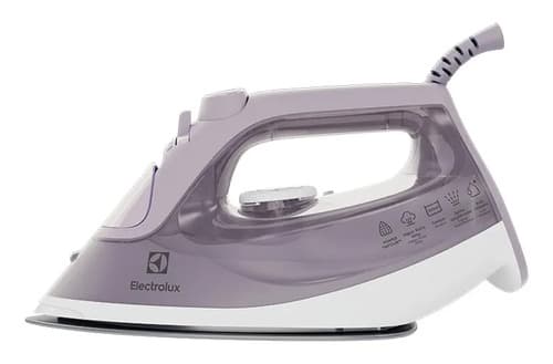 Ferro De Passar Seco E Vapor Electrolux Base Cerâmica Glissium Vapor Vertical Extra Alta Capacidade 1500w Cabo 1.80m Esi50 Lavanda 127v - 1