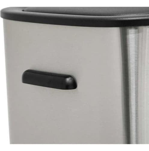 Lixeira Retangular 55 Litros Com Sensor Infravermelho Vonder Cinza (inox) E Preta - 3