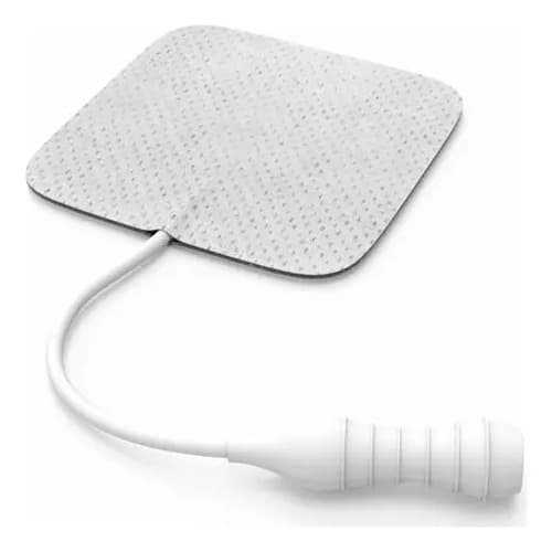 Eletrodo Adesivo Fisioterapia Eletroterapia 5x5 Cm - 4un Cor Branco - 1