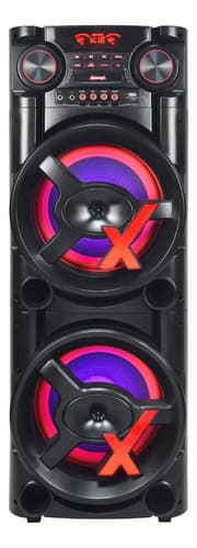 Caixa Torre De Som Amplificada 1900w Led Duplo Woofer 12 Polegadas Amvox Aca 1900 New X (novo Com Caixa Aberta) Preto 127/220v - 1