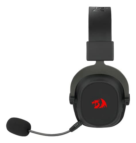 Headset Gamer Redragon H510-pro Zeus Rgb Wireless 7.1 53mm Preto (novo Com Caixa Aberta) - 6
