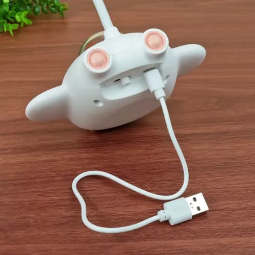 Luminária De Mesa Abajur De Quarto Infantil Usb  Rosa - 5