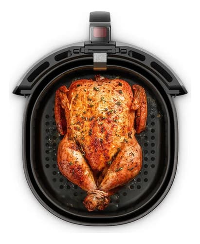 Air Fryer Fritadeira Sem Óleo Elétrica Electrolux 6,5l Family Cesto Removível Com Timer 1700w De Potência Eaf50 Grafite Efficient Por Rita Lobo - Excelente (Recondicionado) 127v - 6