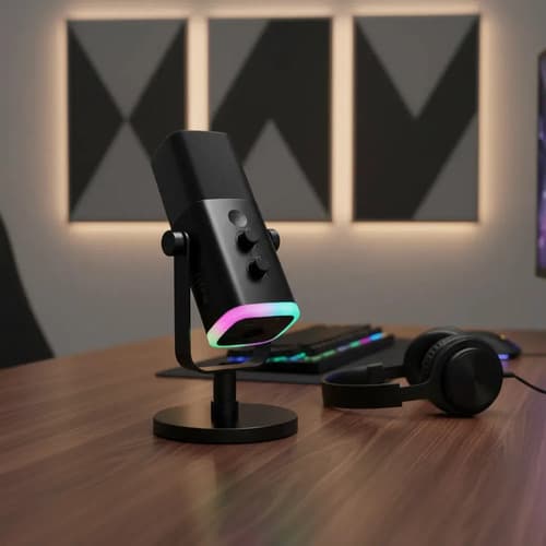 Microfone Fifine Usb/xlr Am8 Dinâmico Cardioide Cor Preto - 9