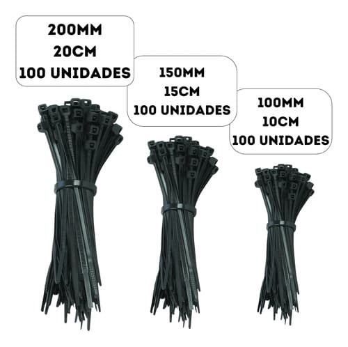 Cinta Plástica Fita Hellerman Enforca Gato 10 15 20cm 300uni Branco - 5