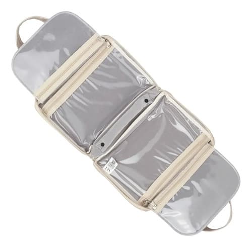 Pasta Mostruário Pano No Formato Bolsa Para Jóias Bege - 4