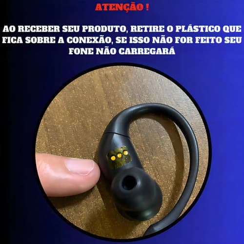 Fone De Ouvido Bluetooth Sem Fio Tws Esportivo Compatível Com Xiaomi Samsung Motorola Iphones Indicado Para Academia Corrida Bicicleta Patinete Piloto De Moto Som Potente Preto - 8