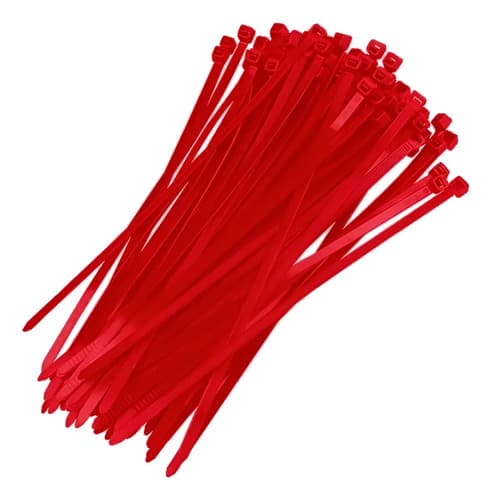 Abraçadeira De Nylon 39cm Diversas Cores Pacote C/ 200 Peças Branco - 4