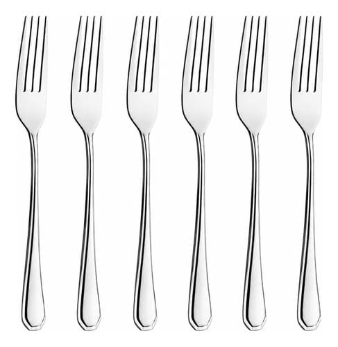 Kit Garfos De Inox 6 Pecas Para Cozinha Cinza - 1