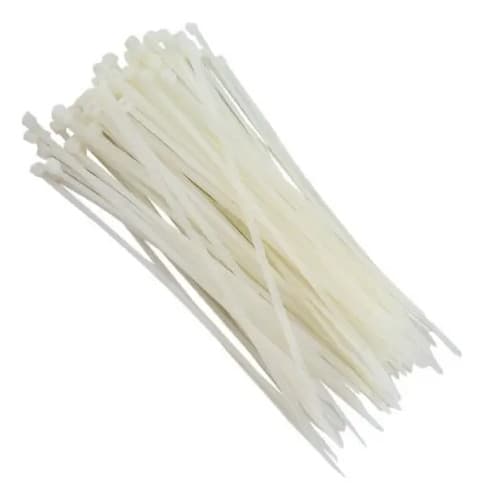 Abraçadeiras De Nylon Para Lacre Brancas 3,6mm X 400mm Branco - 2